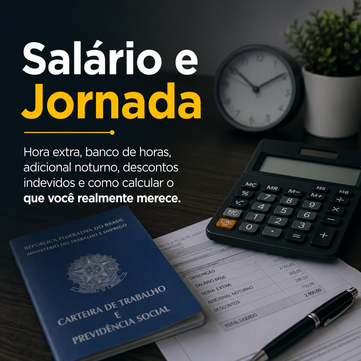 Salário, jornada e seus direitos
